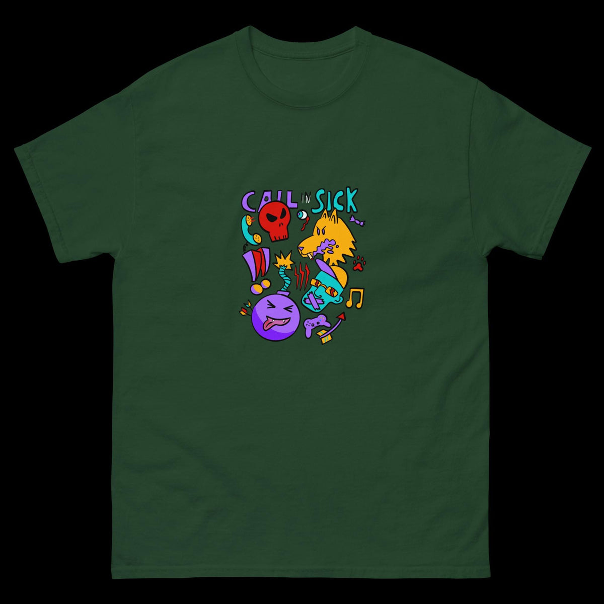 Call in Sick – Funny Graphic T-Shirt | Unisex Tee