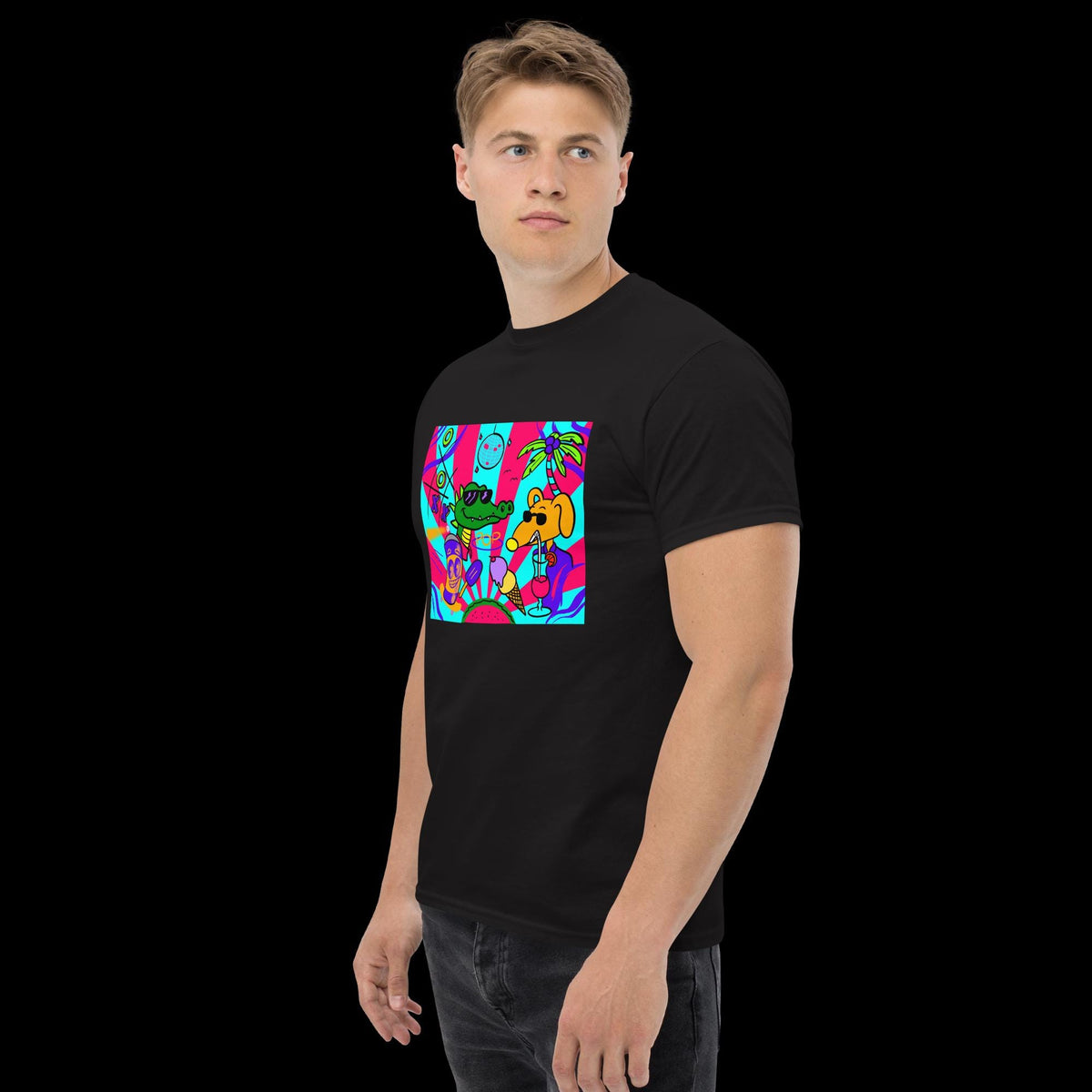 Happy Zoo – Animal Graphic T-Shirt | Unisex Tee