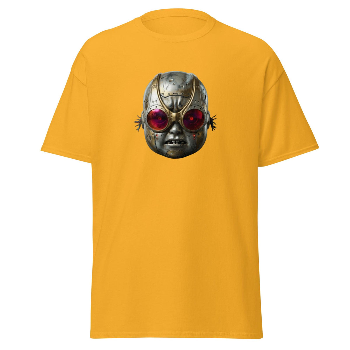 Bionic Baby Head – Cyborg Art Graphic T-Shirt | Unisex Tee