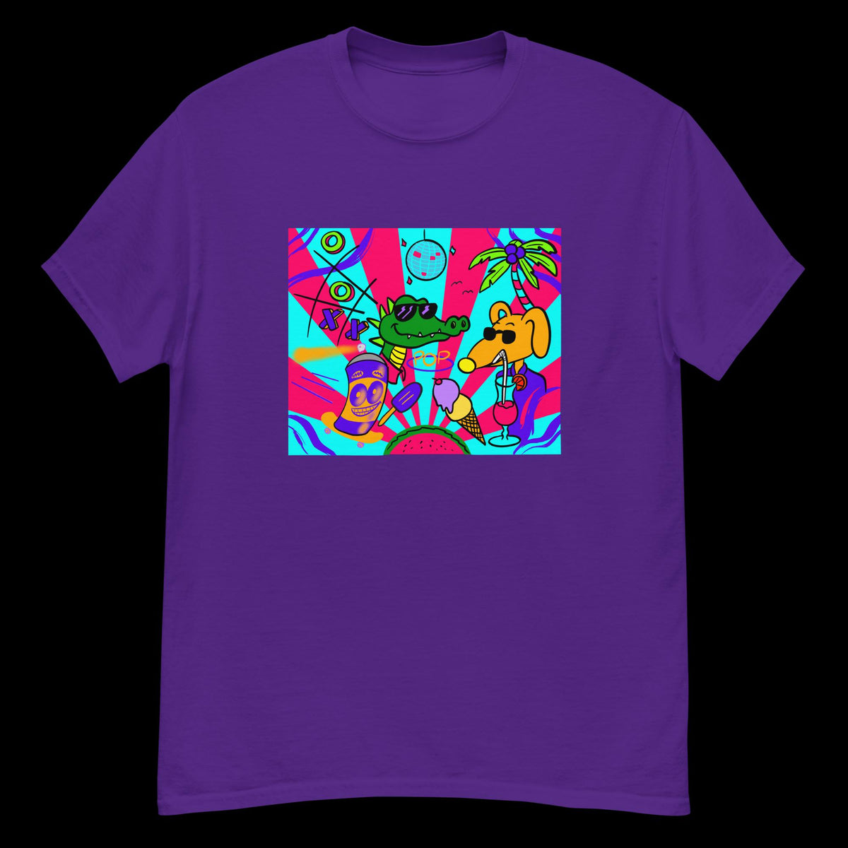 Happy Zoo – Animal Graphic T-Shirt | Unisex Tee