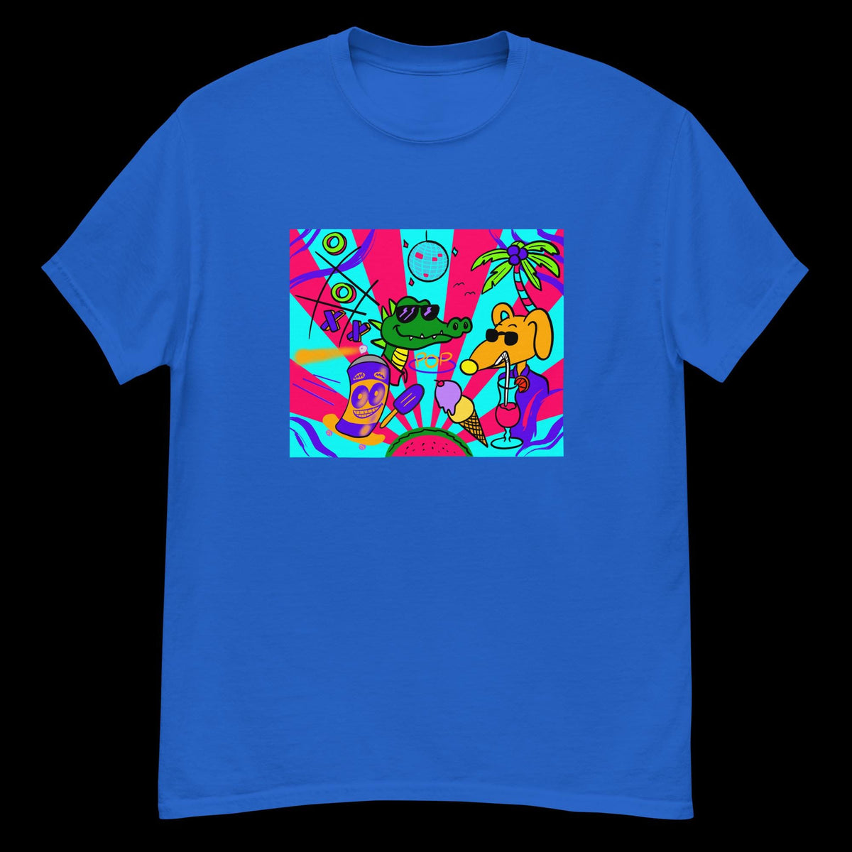 Happy Zoo – Animal Graphic T-Shirt | Unisex Tee