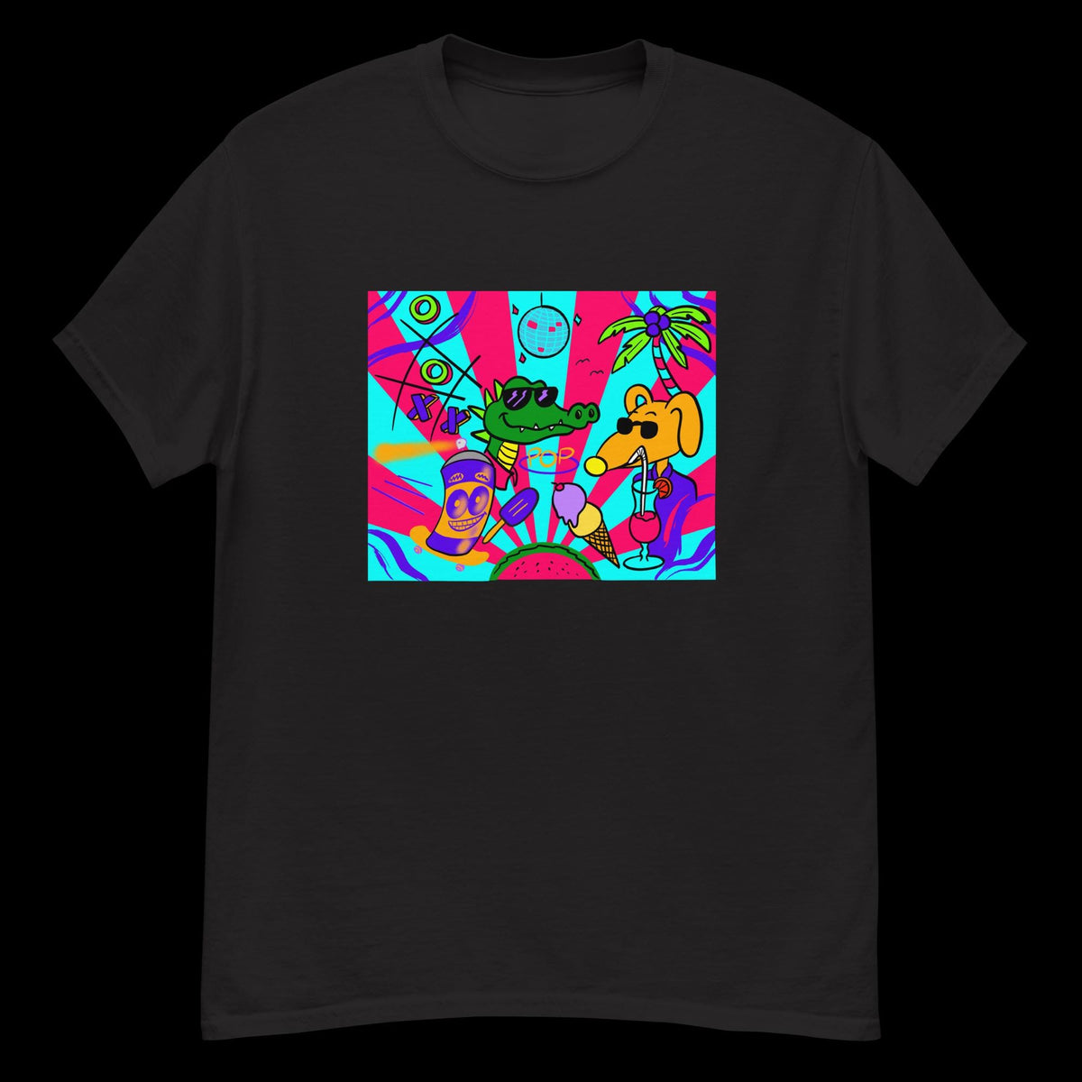 Happy Zoo – Animal Graphic T-Shirt | Unisex Tee