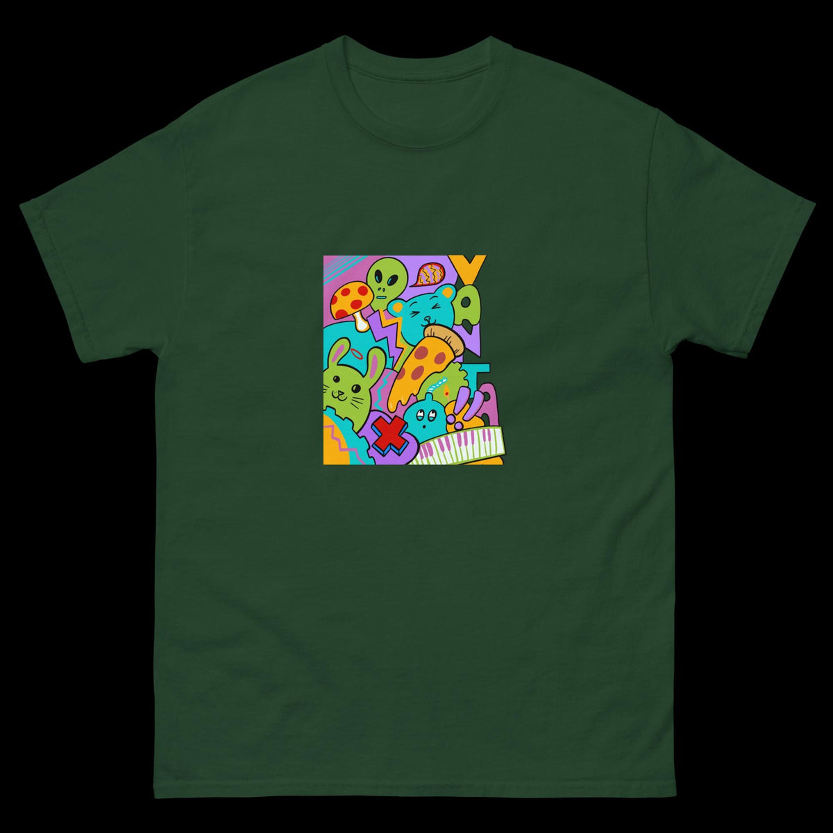 Animalia – Abstract Fungi Graphic T-Shirt | Unisex Tee