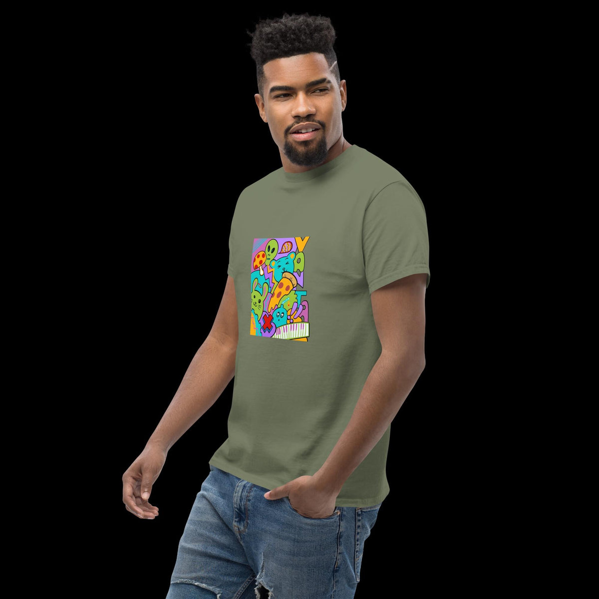 Animalia – Abstract Fungi Graphic T-Shirt | Unisex Tee