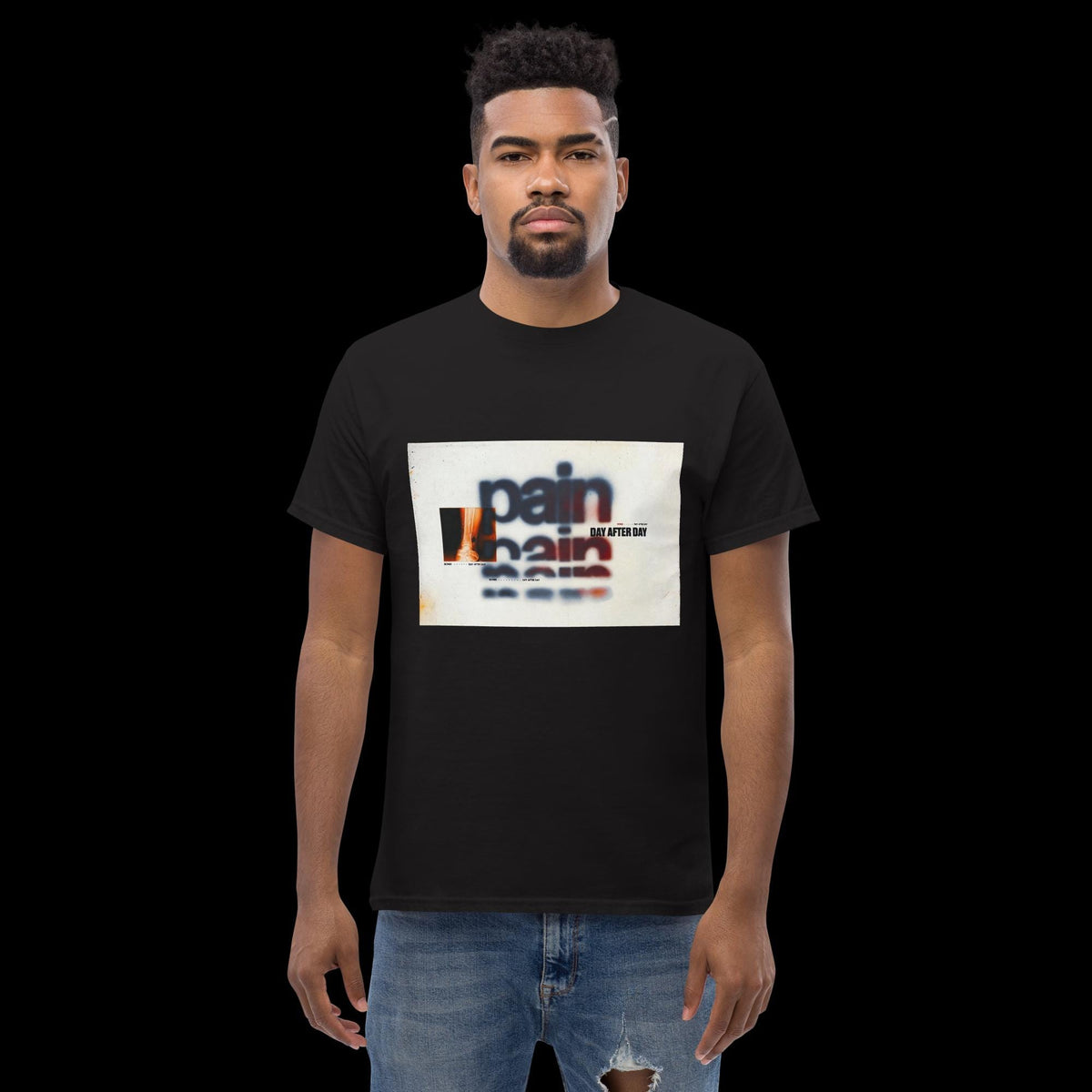 You Will Never Be Alone With Pain by Your Side – Dark Art T-Shirt | Unisex Tee