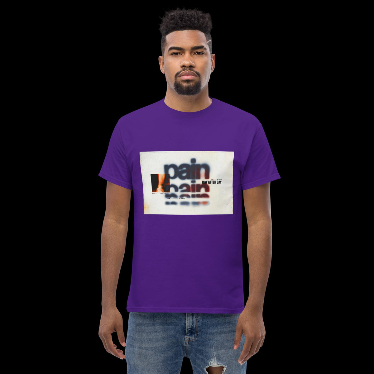 You Will Never Be Alone With Pain by Your Side – Dark Art T-Shirt | Unisex Tee