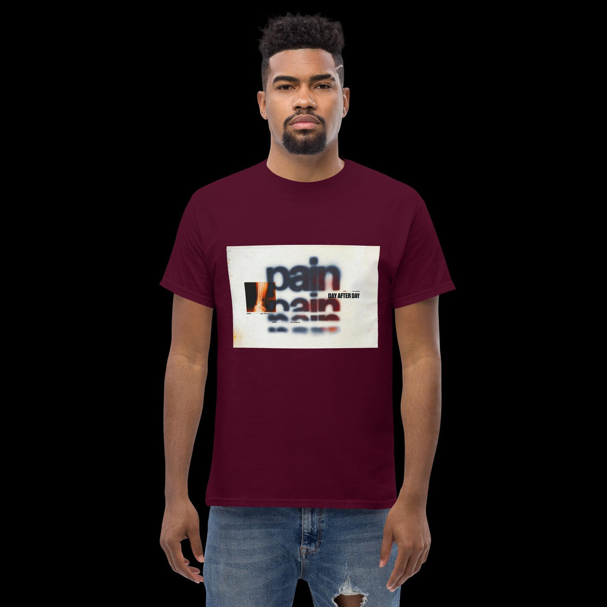 You Will Never Be Alone With Pain by Your Side – Dark Art T-Shirt | Unisex Tee