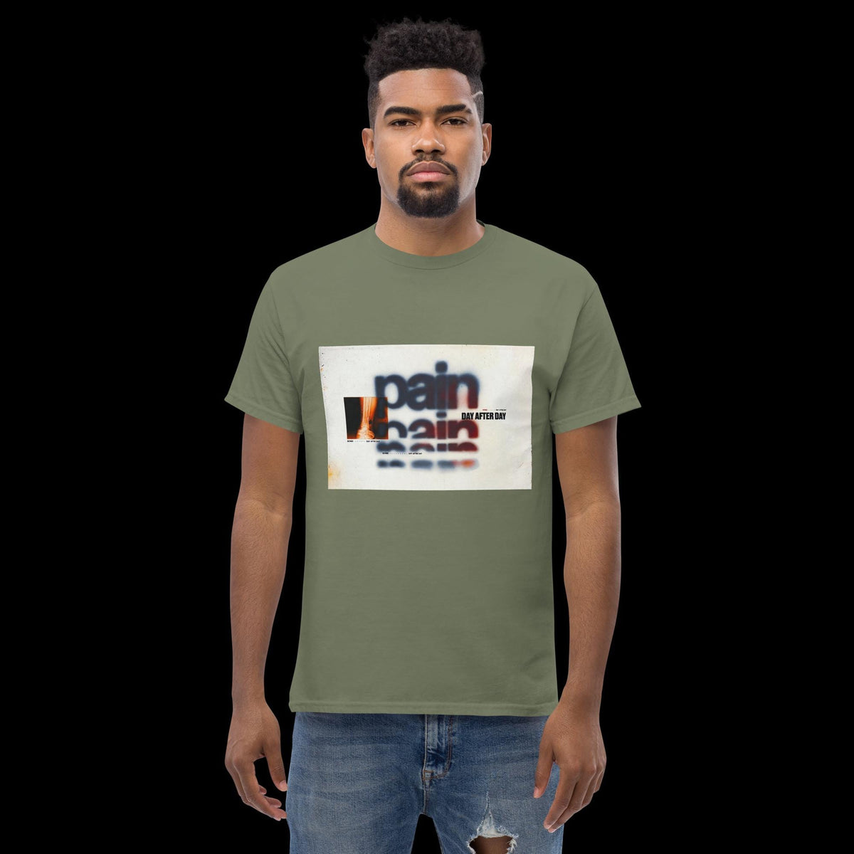You Will Never Be Alone With Pain by Your Side – Dark Art T-Shirt | Unisex Tee