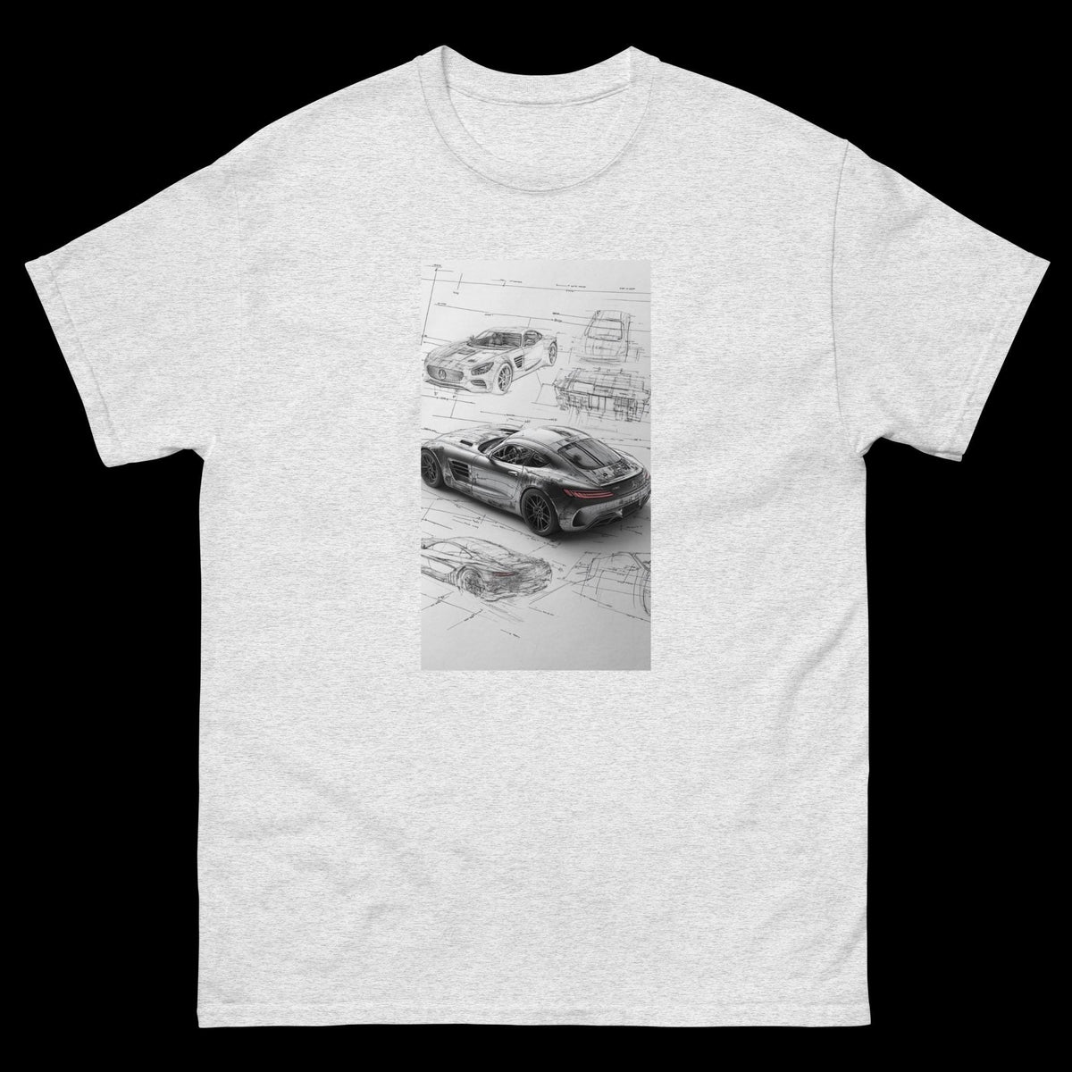 Mercedes line design Unisex classic tee