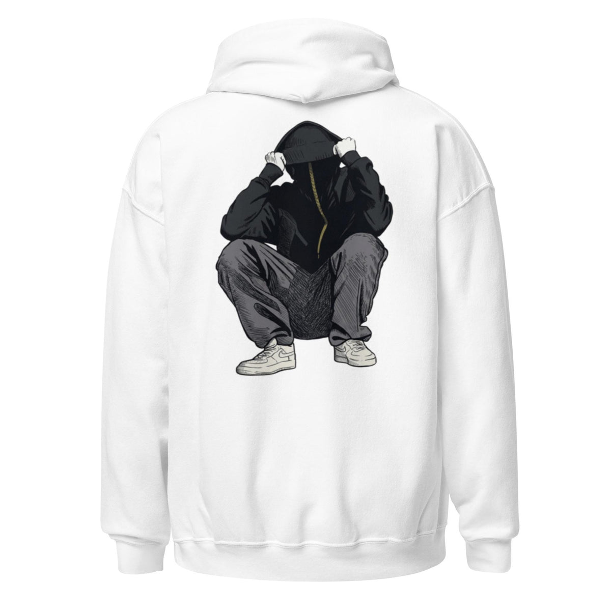 Thinking in the Street – Streetwear Graphic Hoodie | Unisex Hoodie
