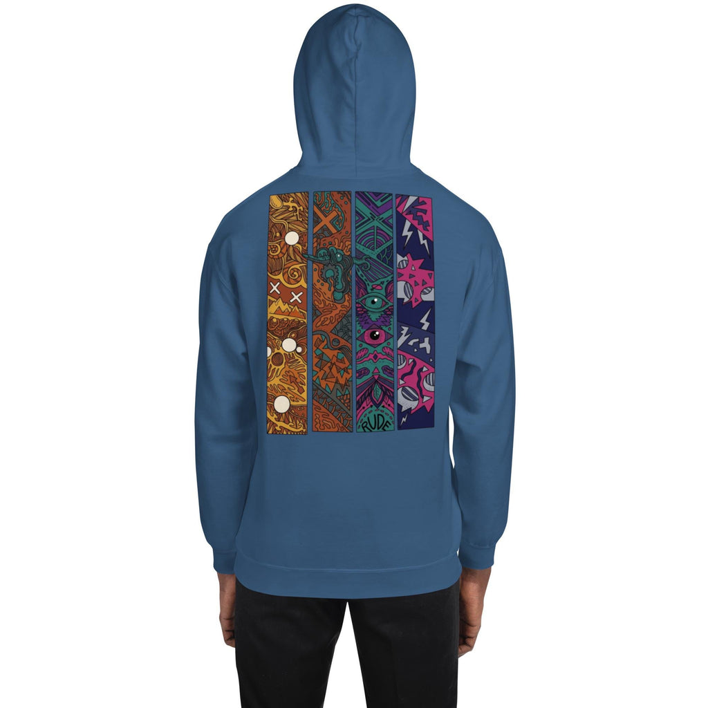 Abstract Art Graphic Hoodie | Soft Unisex Hoodie, Double-Lined Hood