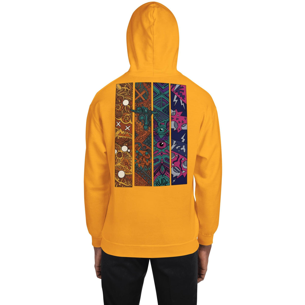 Abstract Art Graphic Hoodie | Soft Unisex Hoodie, Double-Lined Hood