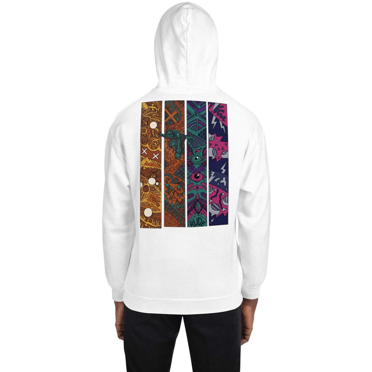 Abstract Art Graphic Hoodie | Soft Unisex Hoodie, Double-Lined Hood