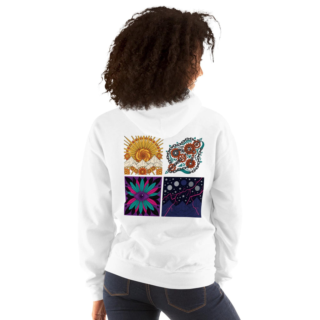 Dimensions – Abstract Art Graphic Hoodie | Soft Unisex Hoodie