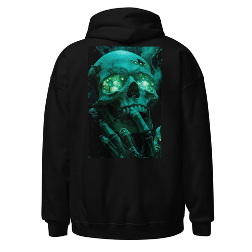 Alquimia – Green Skull Graphic Hoodie | Dark Art Unisex Hoodie