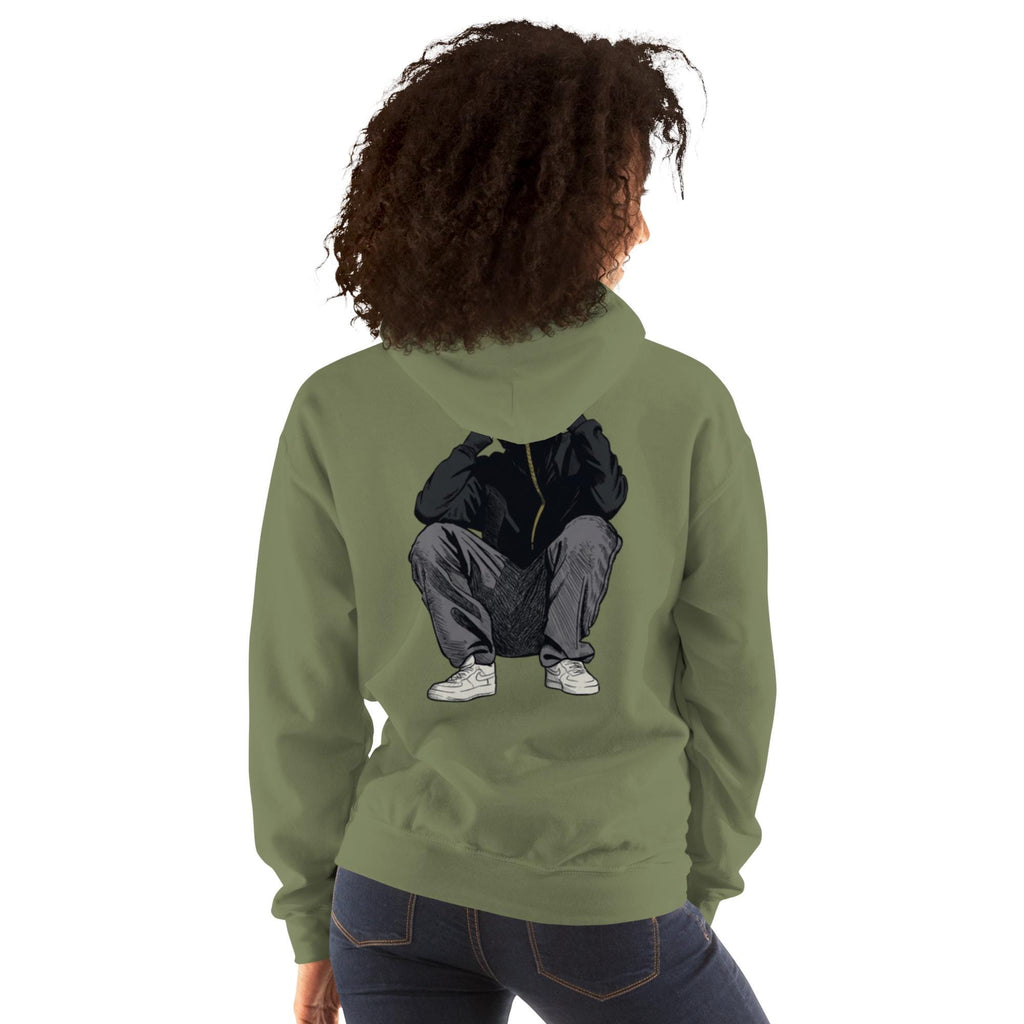 Thinking in the Street – Streetwear Graphic Hoodie | Unisex Hoodie