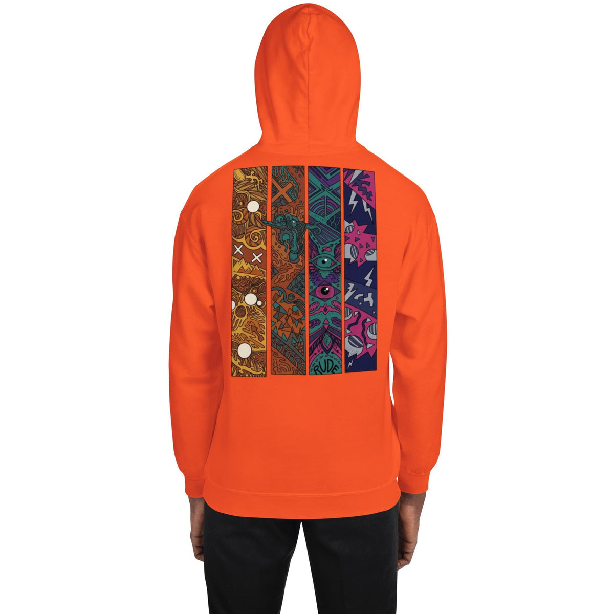 Abstract Art Graphic Hoodie | Soft Unisex Hoodie, Double-Lined Hood