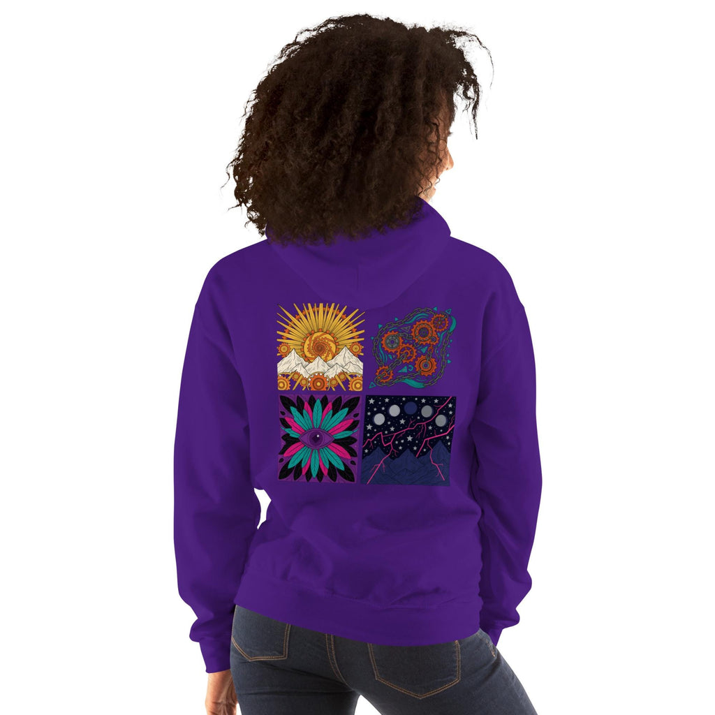 Dimensions – Abstract Art Graphic Hoodie | Soft Unisex Hoodie