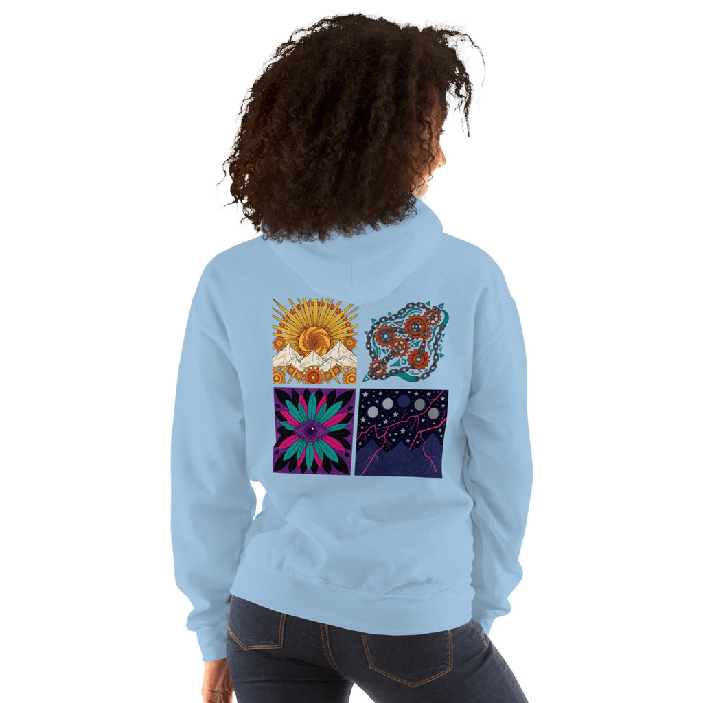 Dimensions – Abstract Art Graphic Hoodie | Soft Unisex Hoodie