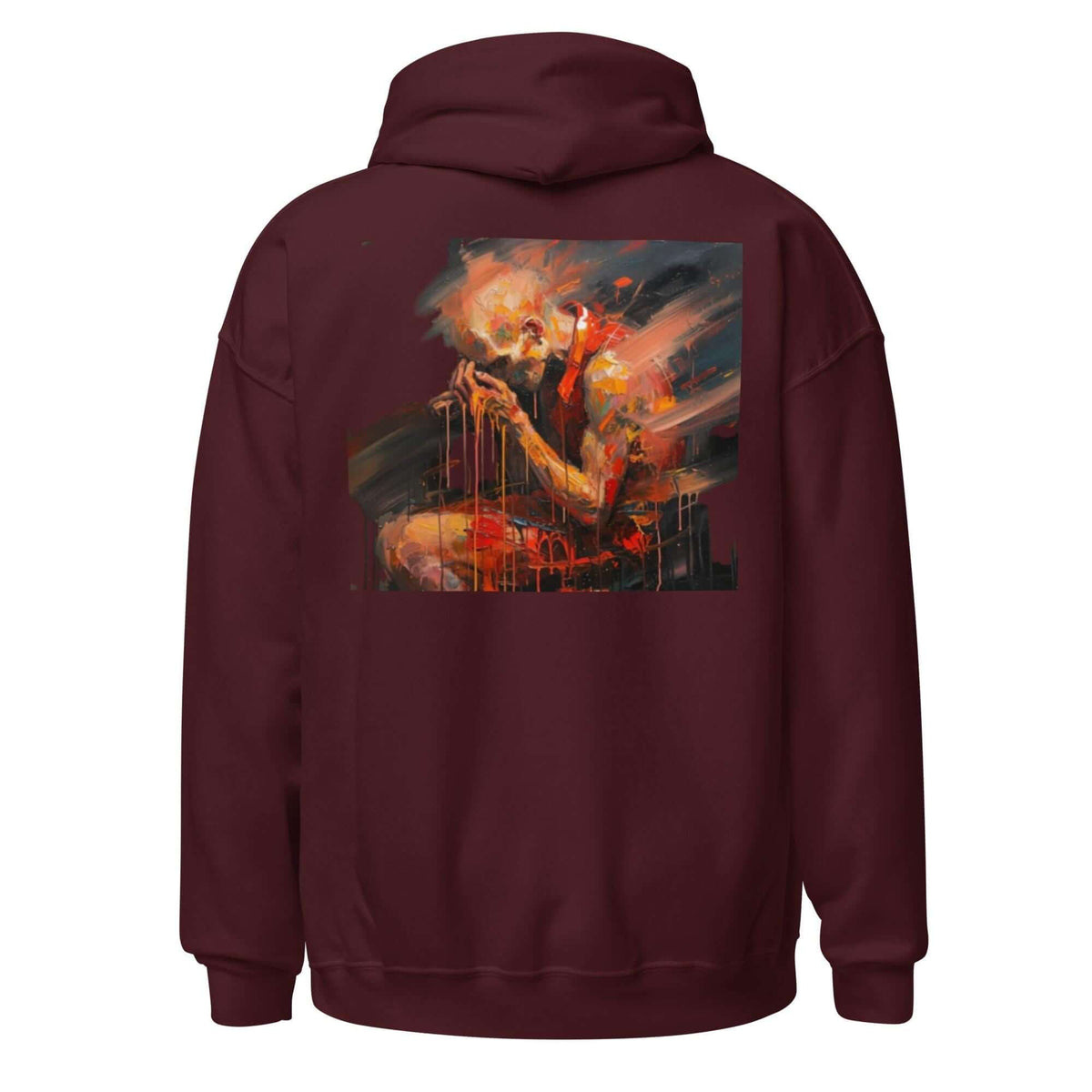 Despair – Painted Art Graphic Hoodie | Dark Aesthetic Unisex Hoodie