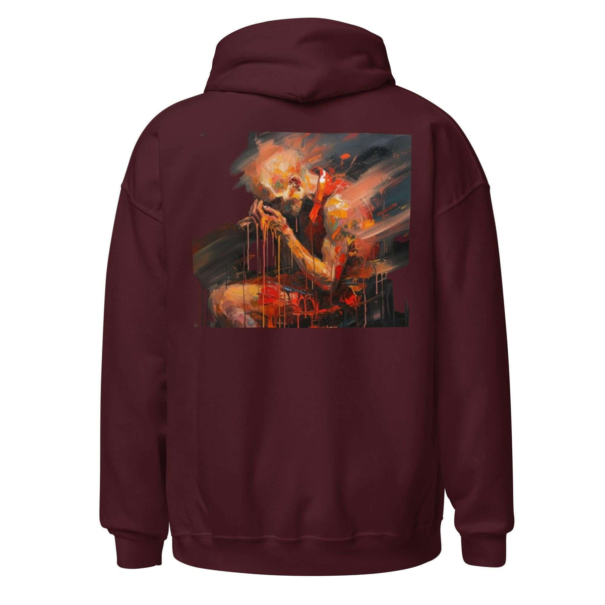 Despair – Painted Art Graphic Hoodie | Dark Aesthetic Unisex Hoodie
