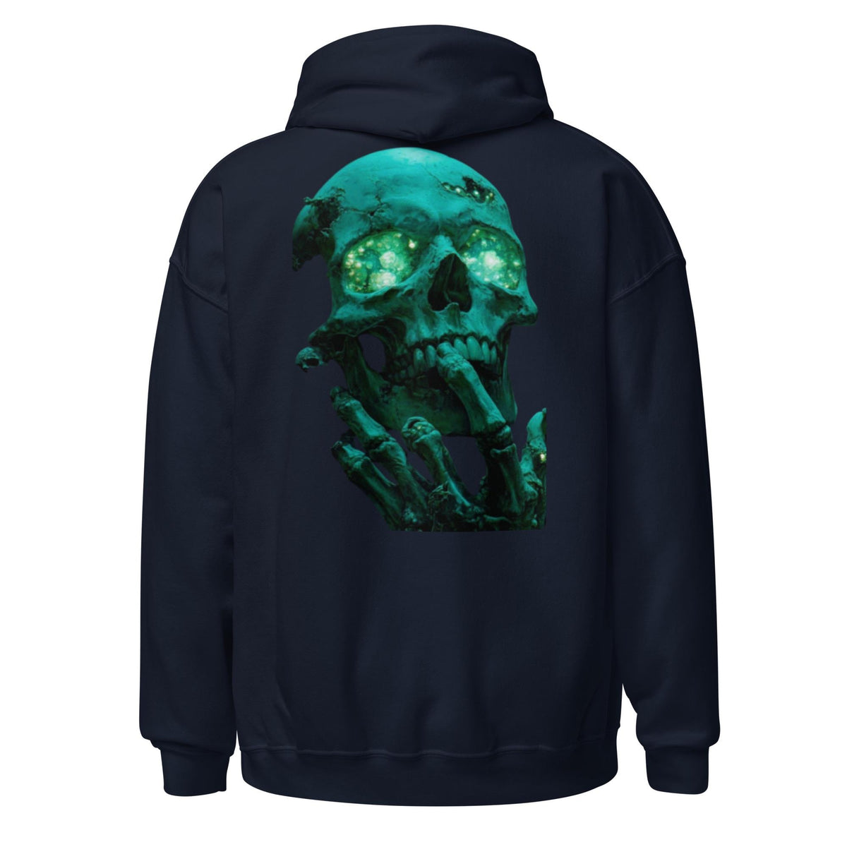 Alquimia – Green Skull Graphic Hoodie | Dark Art Unisex Hoodie