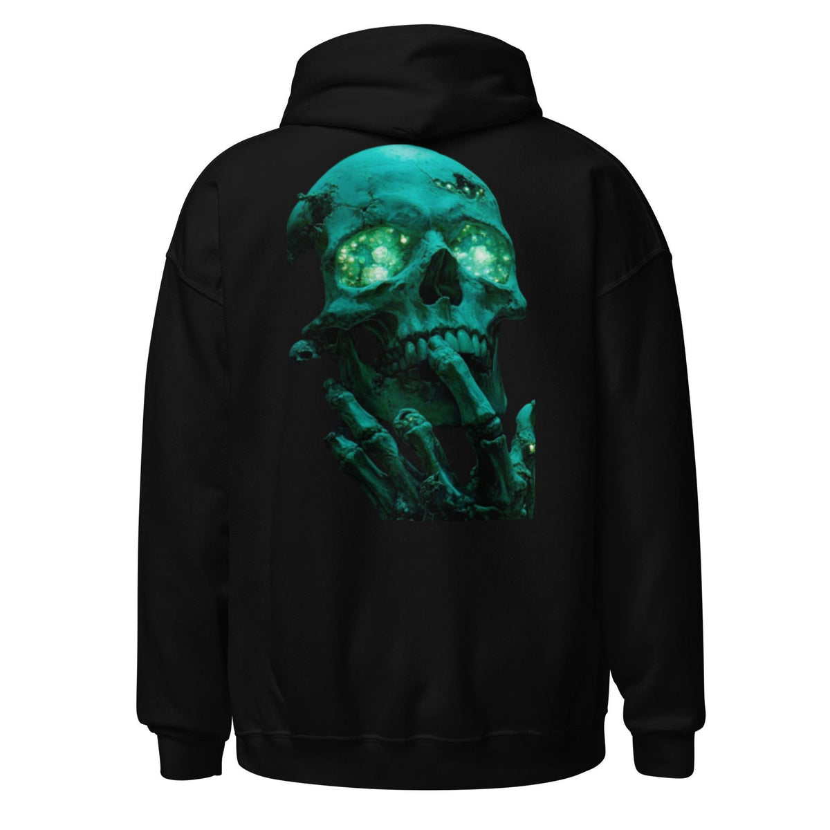 Alquimia – Green Skull Graphic Hoodie | Dark Art Unisex Hoodie